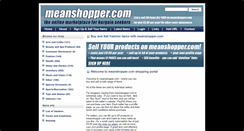 Desktop Screenshot of meanshopper.com